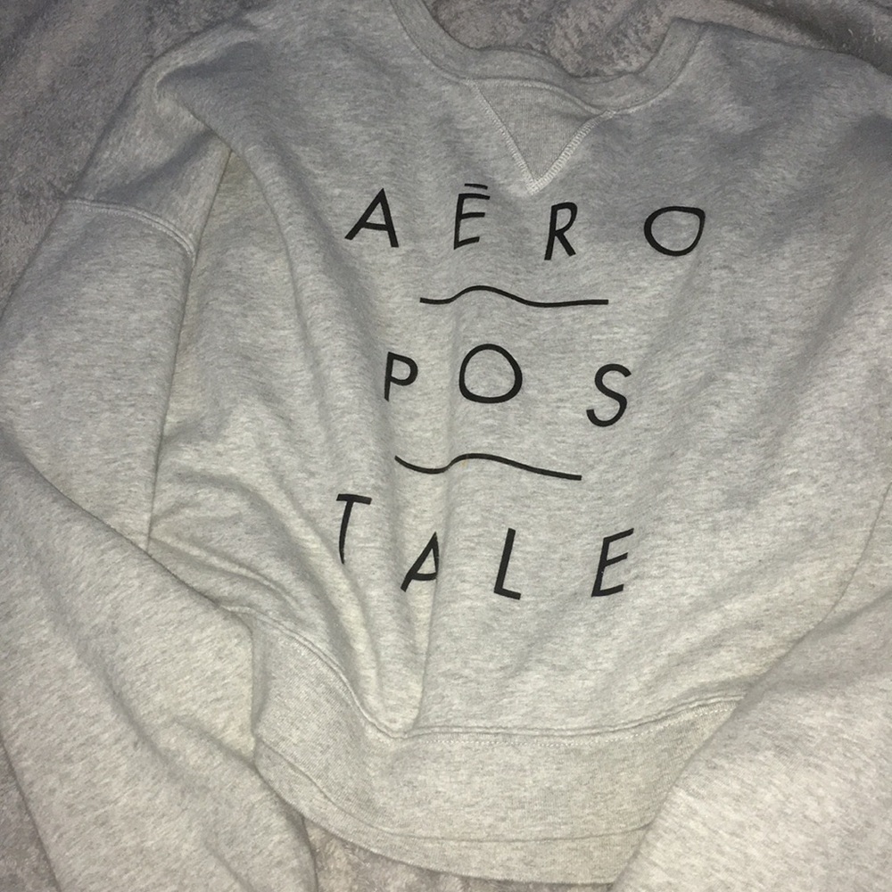 aeropostale crop sweatshirt